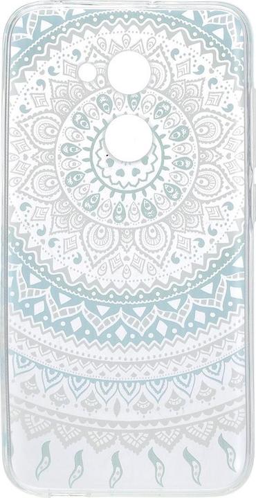 Produktbild König Design Henna Cover für Alcatel A3 XL Case Schutz Hülle Silikon Bumper Etuis Sonne Blau (Alcatel A3 XL)