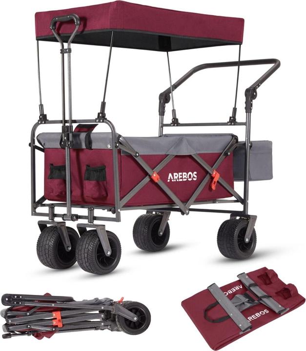 Arebos Chariot à bras