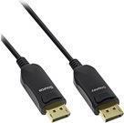 Produktbild InLine Kabel DisplayPort 1.4 AOC-Kabel aktiv, 8K4K, schwarz, gold, 25m (25 m, DisplayPort)