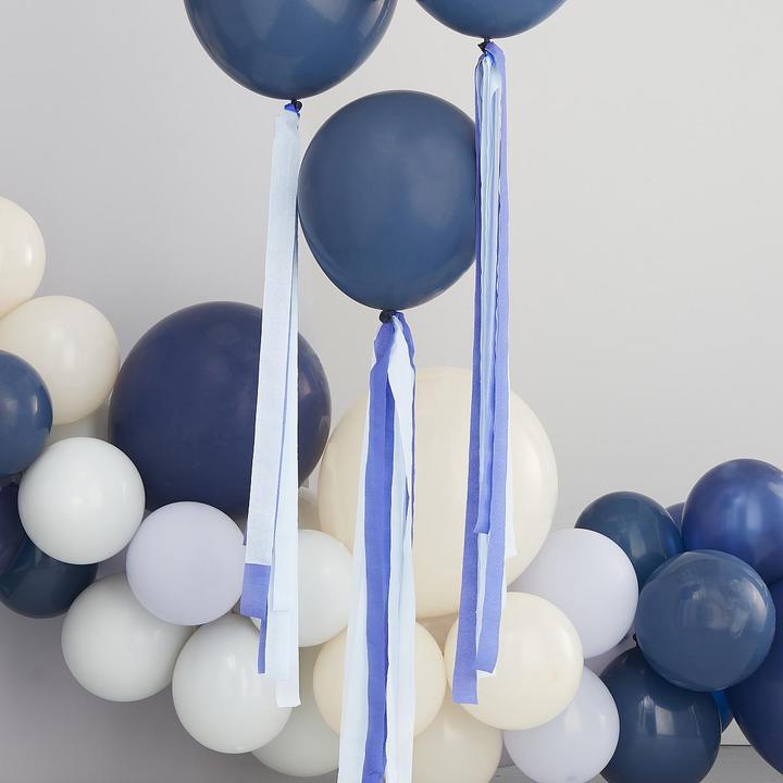 Produktbild Ginger Ray Blaue Luftschlangen-Ballon Anhänger (3 x)