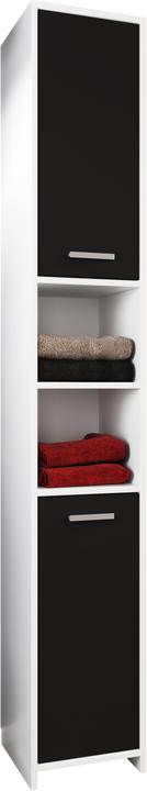 Produktbild VCM Badmöbel Hochschrank Badschrank Zalo L Drehtüren (30 x 31 cm)
