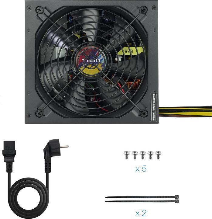 Image du produit Tooq Technology Alimentation ATX TooQ Apolo - 700W (Noir) (700 W)