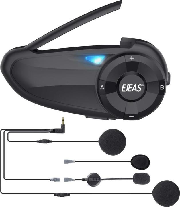 Produktbild Deltalabs Spritzwasserfestes Motorrad Helm Intercom Bluetooth Headset FM Radio (1er Set)