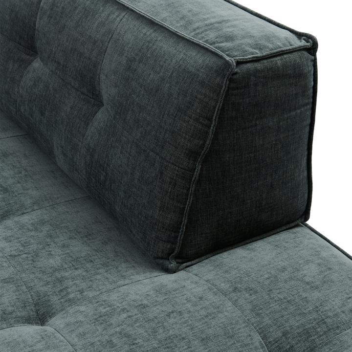 Produktbild Rivièra Maison Brandon Lounger Right, copperfield weave, harbour blue