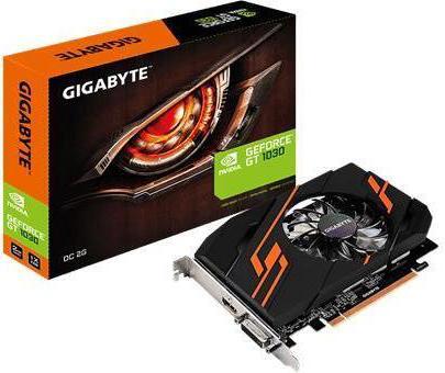Produktbild Gigabyte NVIDIA, 2 GB, GeForce GT 1030, GDDR5, PCI Express 3.0, Cooling type Active, Processor frequ (2 GB)