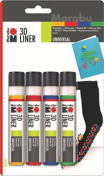 Produktbild Marabu 3D-Liner Set (Mehrfarbig, 100 ml)