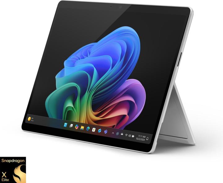 Image du produit Microsoft Surface Pro – Copilot+ PC (mit Netzteil) – 11. Edition (13", Snapdragon X Elite X1E-80-100, 16 Go, 1000 Go, Sans disposition de clavier)