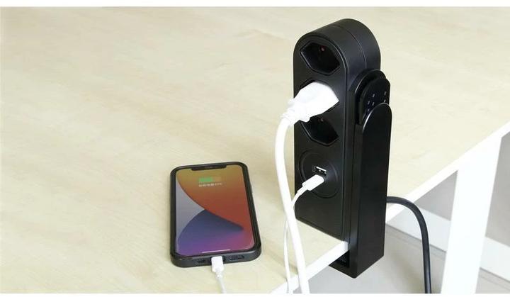 Immagine prodotto Steffen Morsetto (3 x, USB-A, USB-C, 1.50 m)
