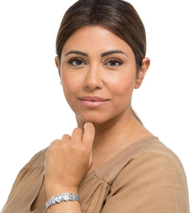 Immagine prodotto Heideman Bracciale a rete lucidato (100% acciaio inossidabile)