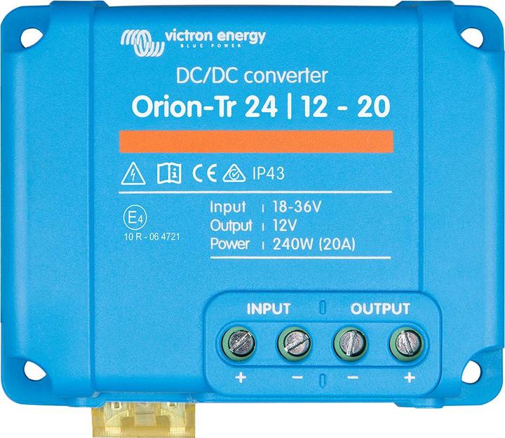 Victron Energy Victron Orion-Tr 24/12-20 240W DC DC Wandler Konverter - nicht isoliert