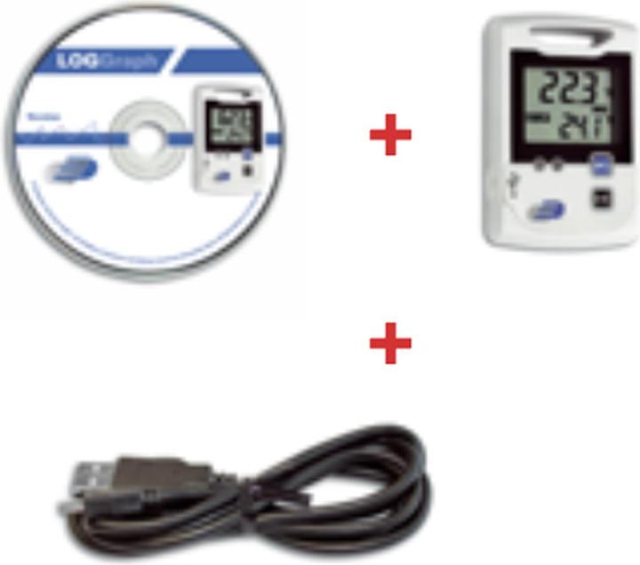 Produktbild TFA Datenlogger für Temperatur LOG100 inkl. DE-Graph-Software