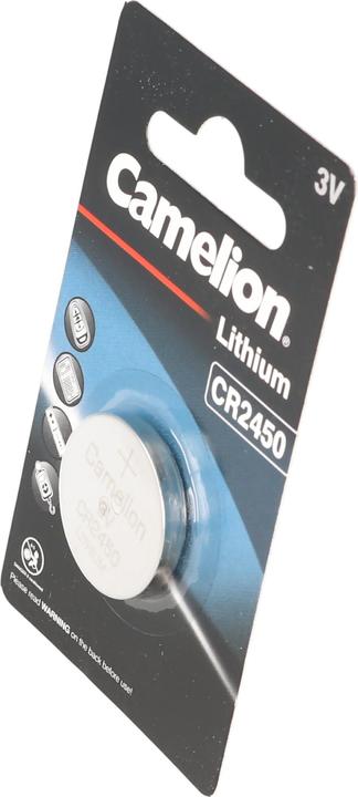Produktbild Camelion CR2450-BP1 - Einwegbatterie - CR2450 - Lithium - 3 V - 1 Stück(e) - Knopf/Münze (1 Stk., CR2450, 550 mAh)