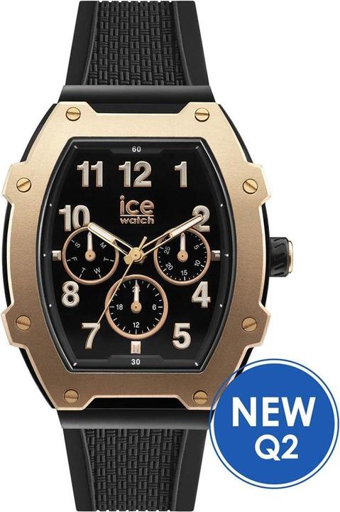 Produktbild ICE Watch Ice Boliday Schwarz Rose Gold Plastic (Analoguhr, 40 mm)