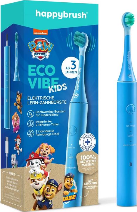 Immagine prodotto happybrush Schallzahnbürste Eco Vibe Kids Paw Patrol (Spazzolino sonico)