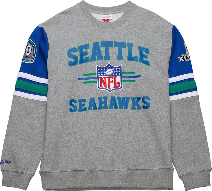 Mitchell & Ness Fleece 4.0 Pullover Seattle Seahawks - XL (XL)