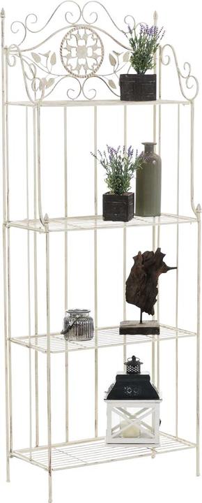 Actual product image CLP Flora shelving unit, antique cream (66 x 32 x 175 cm)