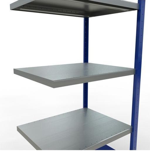 Stecksystem Anbauregal MULTIplus250 mit Längenriegel