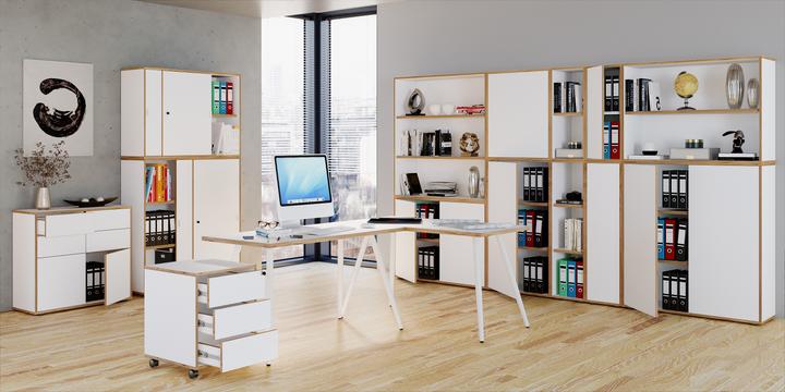 Actual product image VCM Holz Stehpult Rednerpult Rollen Salia