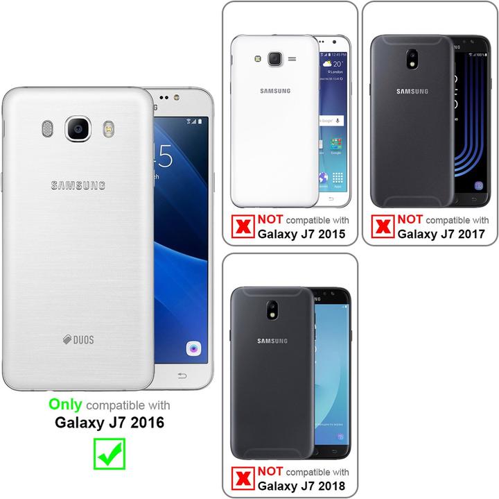 Image du produit Cadorabo Housse Luxury Book (Samsung Galaxy J7 2016)