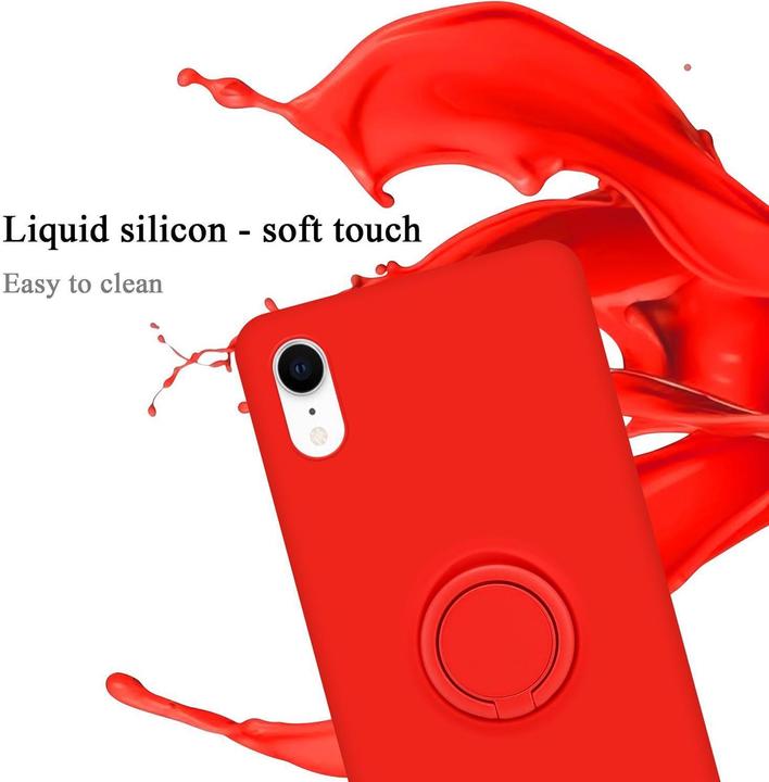 Actual product image Cadorabo Bumper TPU Liquid Ring Silicone Case (Apple iPhone XR)