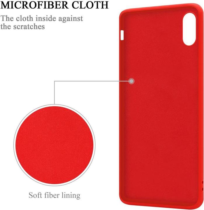Actual product image Cadorabo Bumper TPU Liquid Ring Silicone Case (Apple iPhone XR)