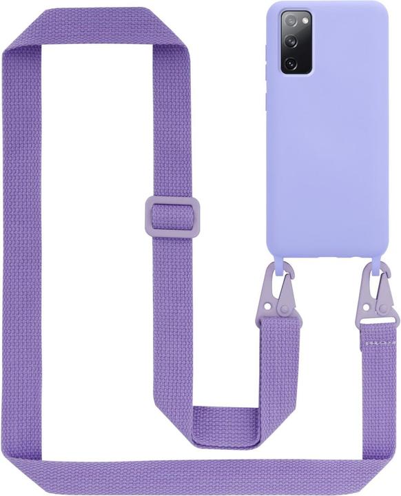 Actual product image Cadorabo Necklace Case Liquid TPU Handy Kette Liquid (Samsung Galaxy S20 FE)