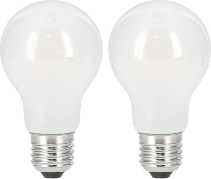 Produktbild Xavax LED-Filament, E27, 806lm ersetzt 60W, Glühlampe, Matt, Warmweiss, 2 Stück (E27, 6.50 W, 806 lm, 2 x, E)