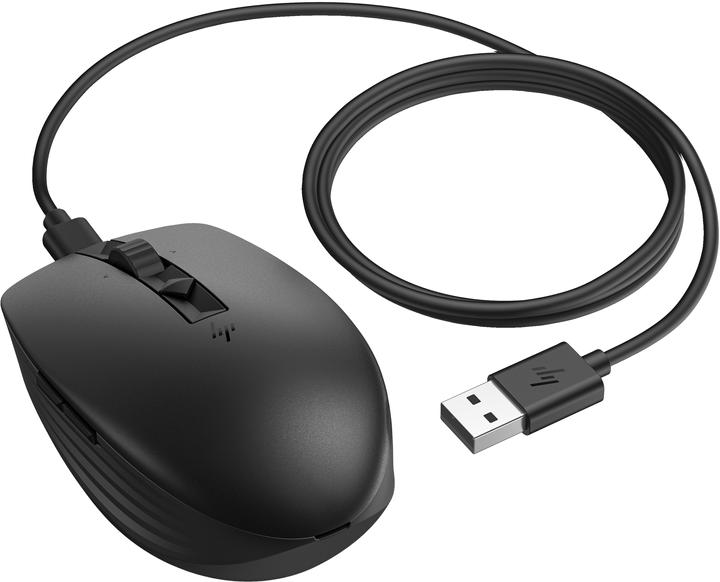 Actual product image HP 715 RECHBL Mult-Dvc Bluetooth Mouse (Wireless, Cable)