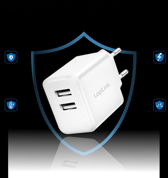 Actual product image LogiLink USB socket adapter (12 W)
