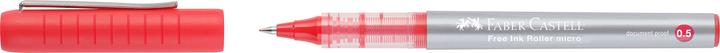 Produktbild Faber-Castell FREE INK - Roller (Rot, Silber, Transparent, 1 x)