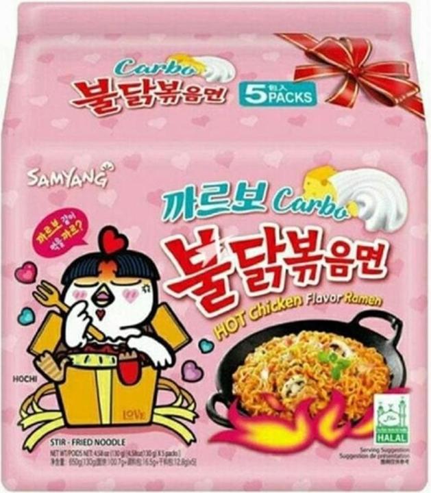 Samyang Buldak Buldak Hot Chicken Ramen Carbonara (650 g)