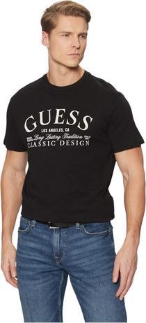 Immagine prodotto Guess Herren T-Shirt Classic Bsc Intl Klassisches Design Schwarz (L)