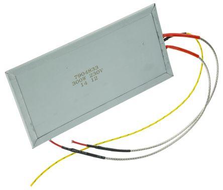 Actual product image Rs Pro Flat Plate Mica Heater 300W 200x100mm
