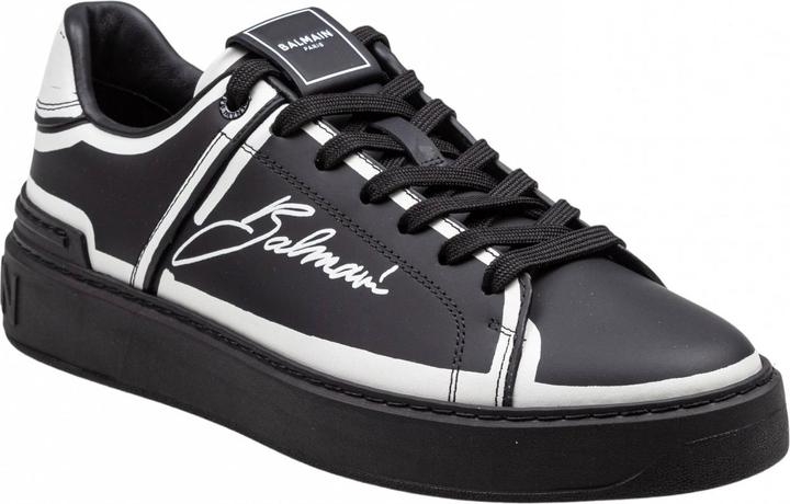 Immagine prodotto Balmain b-court sneakers in leather with "je taime" print color black (40)