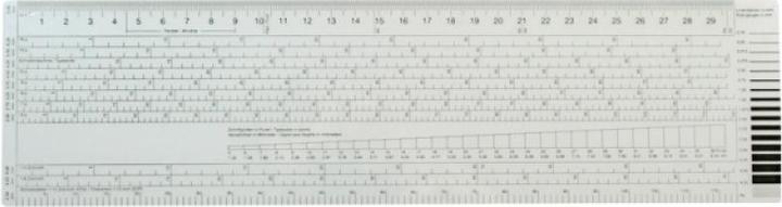 Produktbild Standardgraph Typometer 30cm lang (30 cm)