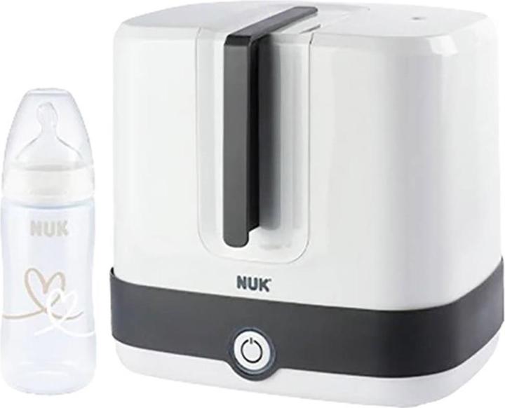 Produktbild NUK Vario Express Dampf-Sterilisator inkl. gratis First Choice+ Babyflasche