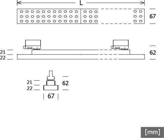 Actual product image LTS LUZ busbar (4750 lm)