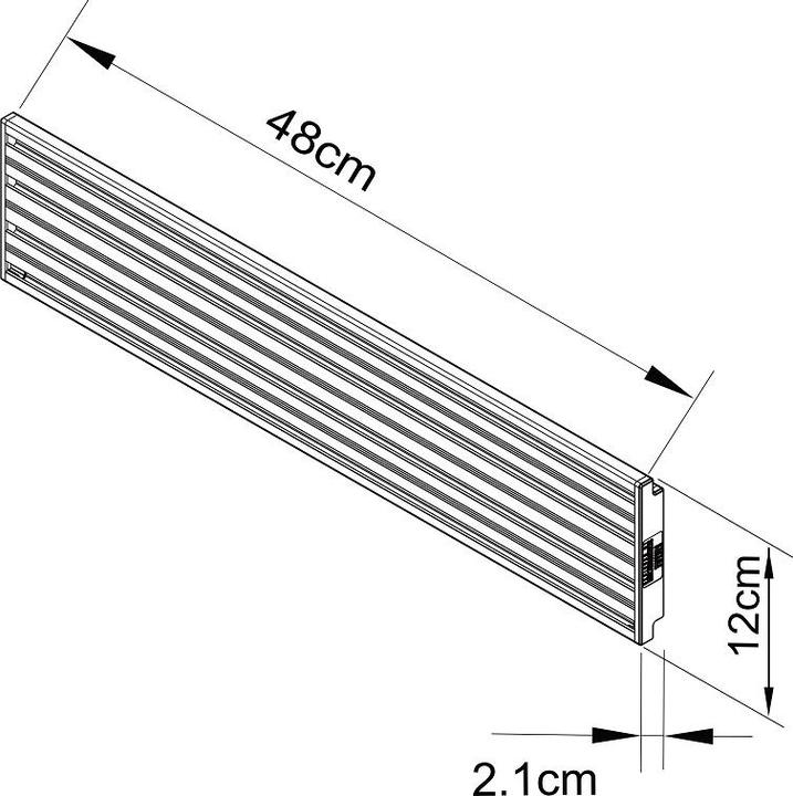 Produktbild Multibrackets Aluminium Profil, Modulares Pro System, schwarz