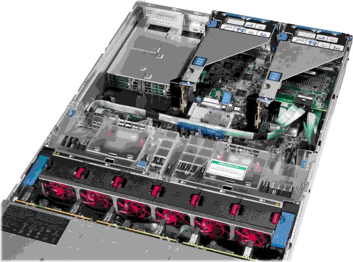 Actual product image HPE E ProLiant DL380 G10 NC 8 Core 2933MT/s, 2 Rank, 12x LFF, 2x PS, P (Intel Xeon Silver 4208, 1500 GB, Rack Server)