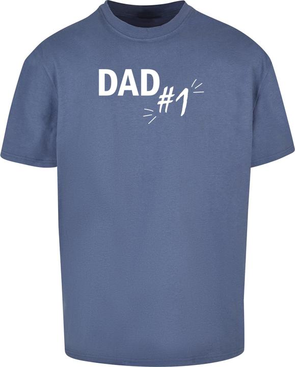 Produktbild Merchcode Fathers Day - Dad number 1 Heavy Oversize Tee - 115173 (M)