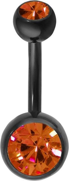 Image du produit Bijouteria Piercing nombril (Titane, Cristallin, Revêtement PVD)