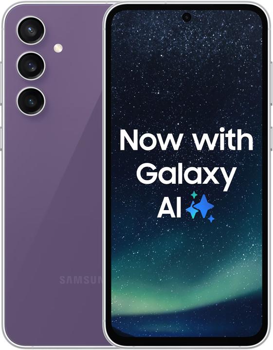 Actual product image Samsung Galaxy S23 FE (256 GB, Purple, 6.40", Dual SIM, 50 Mpx, 5G)