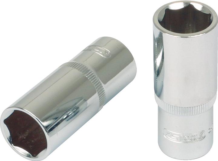 Produktbild KS Tools 3/8" CHROMEplus Sechskant-Stecknuss lang (1/2")