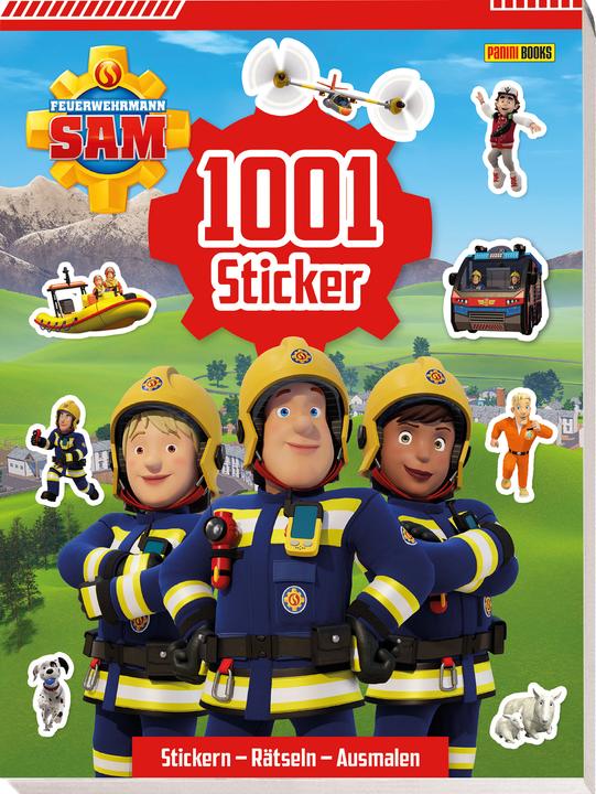 Image du produit Panini Sam le Pompier : 1001 autocollants : Stickers - Enigmes - Coloriage