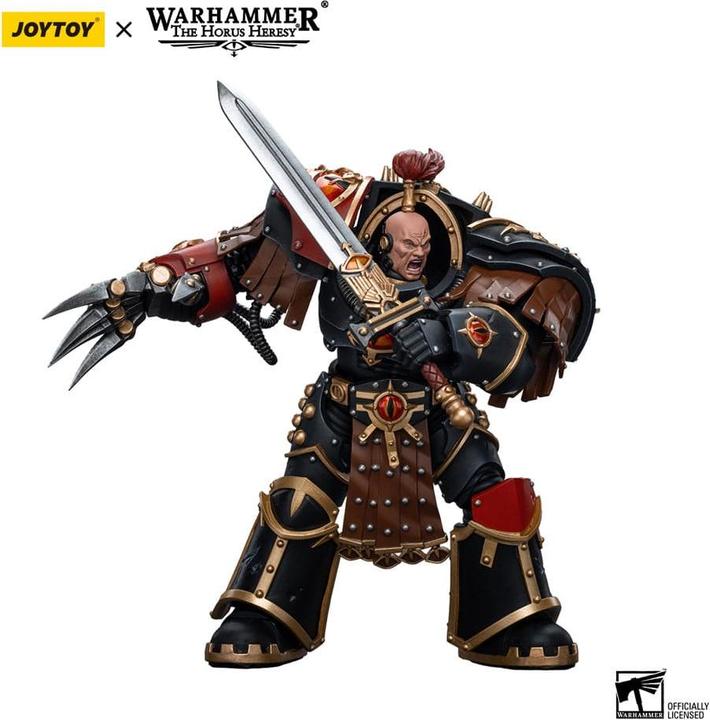 Actual product image Joy Toy Warhammer The Horus Heresy Action Figure 1/18 Sons of Horus Ezekyle Abaddon First Captain of the