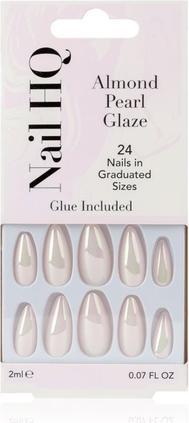 Immagine prodotto Nail HQ Unghie finte a mandorla smalto perlato 24 pezzi
