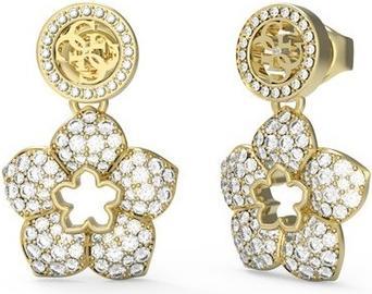 Actual product image Guess - Beautiful gold plated earrings with Shining Winter flower JUBE04471JWYGT/U