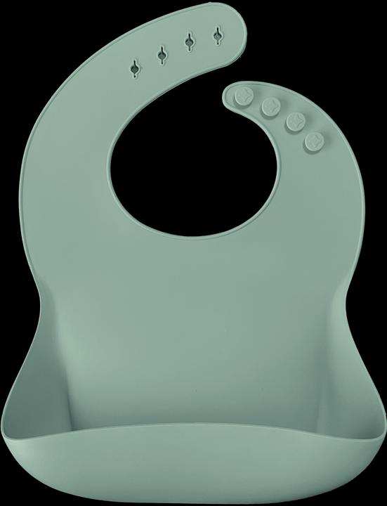 Image du produit Minikoioi silicone bib BASICS, Vert Rivière, 101020058