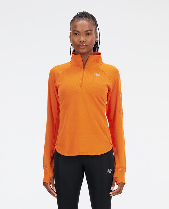 New Balance W NB Heat Grid Half Zip (M)