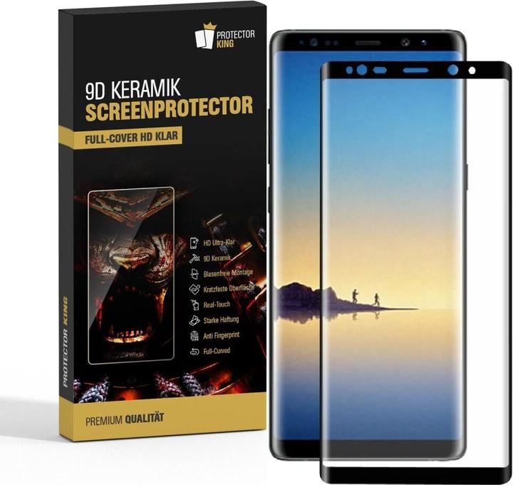 Produktbild Protectorking 3x Ceramic-Glass Full Cover HD Klar (3 Stück, Samsung Galaxy Note 8)